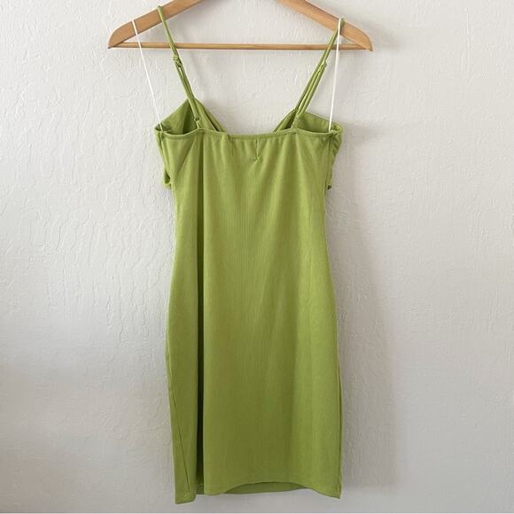 Princess Polly | Cut Out Mini Dress Green - Picture 7 of 9